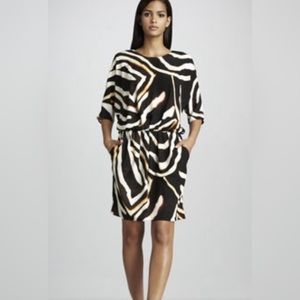 Nieman Marcus Dress Neiman Marcus INDIKKA Brown Zebra Dress